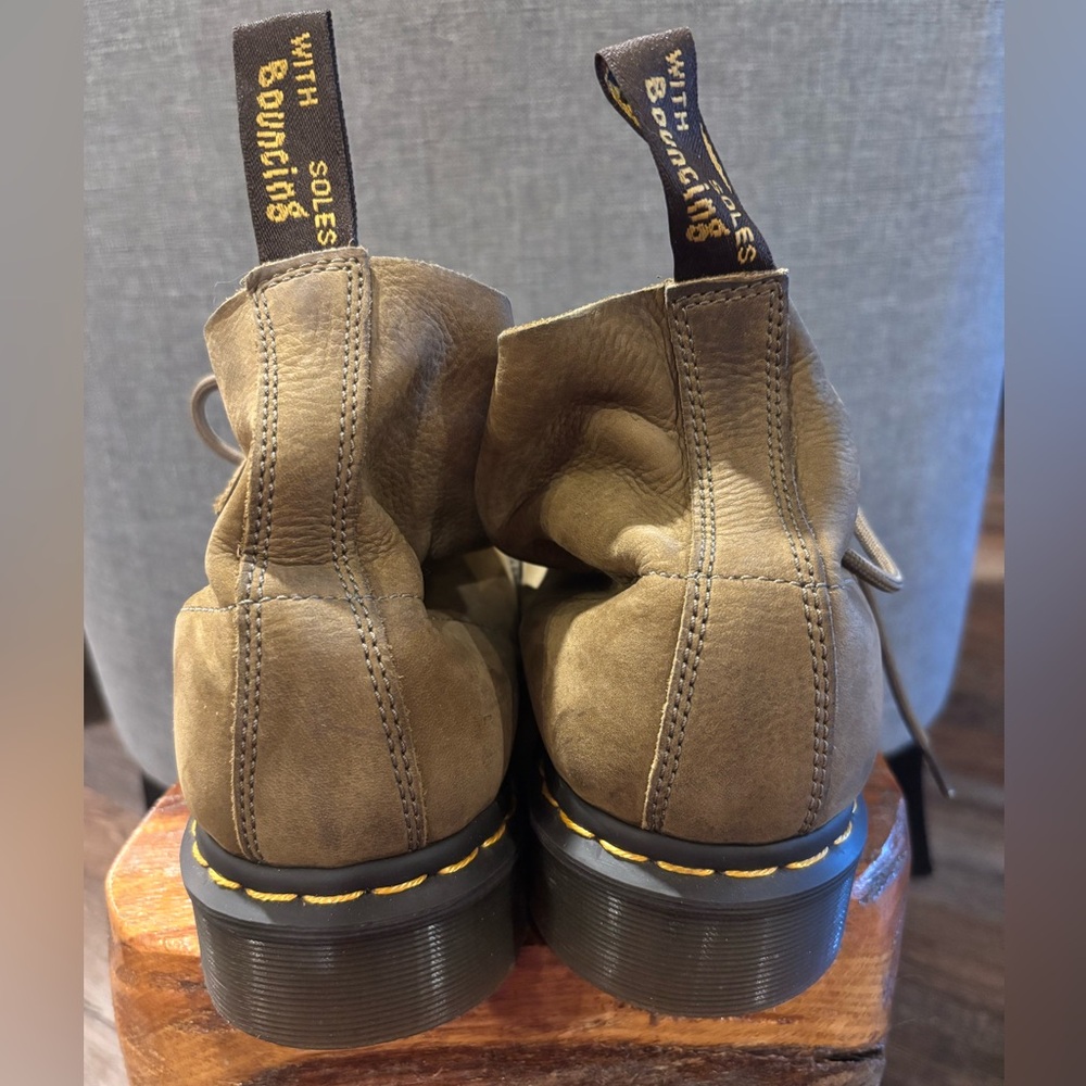 Dr. Martens Light Brown Lace-Up Boots - Picture 2 of 4
